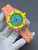 Royal Pop “OTG Roz” Two-Tone Watch – Pink / Yellow