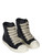 Oversized Lace High-Top Sneakers