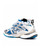 Blue & Silver Tech Runner Sneakers