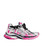 Women's  Pink & Silver Tech Runner Sneakers