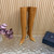 Camel Suede Boots with Gold Caps