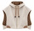 Luxury Cream Monogram Hooded Vest
