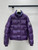 Glossy Purple Quilted Puffer Jacket