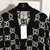 Black and White GG Monogram Cardigan