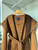 Luxury Monogram Wrap Coat