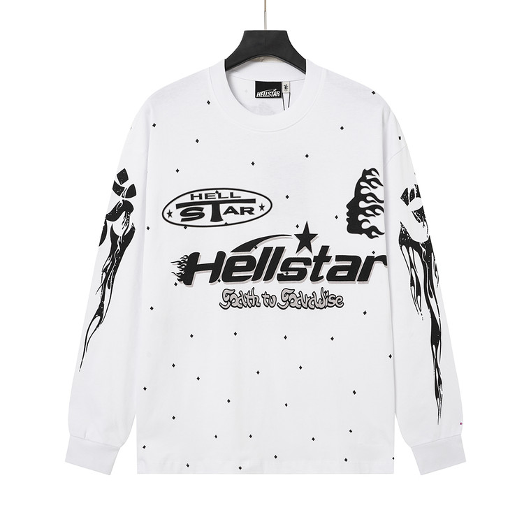 White Long-Sleeve Graphic Tee
