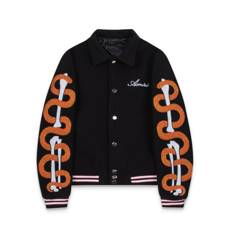 Snake Bone Varsity Jacket