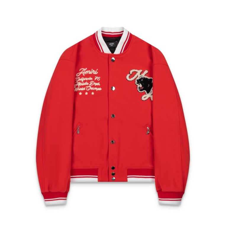 Panther Wool-Blend Varsity Jacket