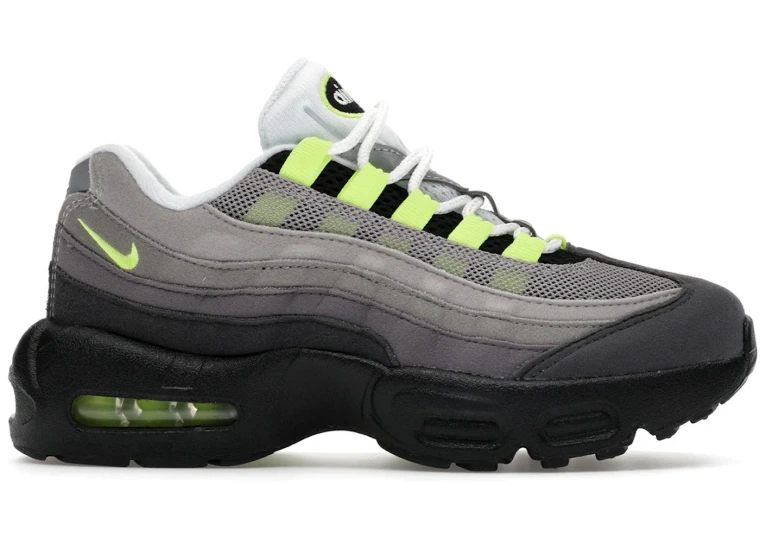 Max Grey & Neon Tech Sneakers