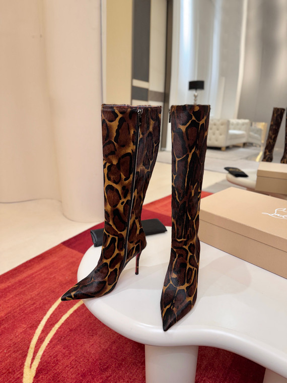 Bengali Calf Hair Knee-High Boots