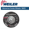 Weiler Wolverine Combo Wheels 7" x 1/8"  10/pk  56425