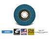 CGW Camel - Flap Discs Z-Poly Economy  4-1/2" x 7/8"  80-grit - Qty 10 - 41705