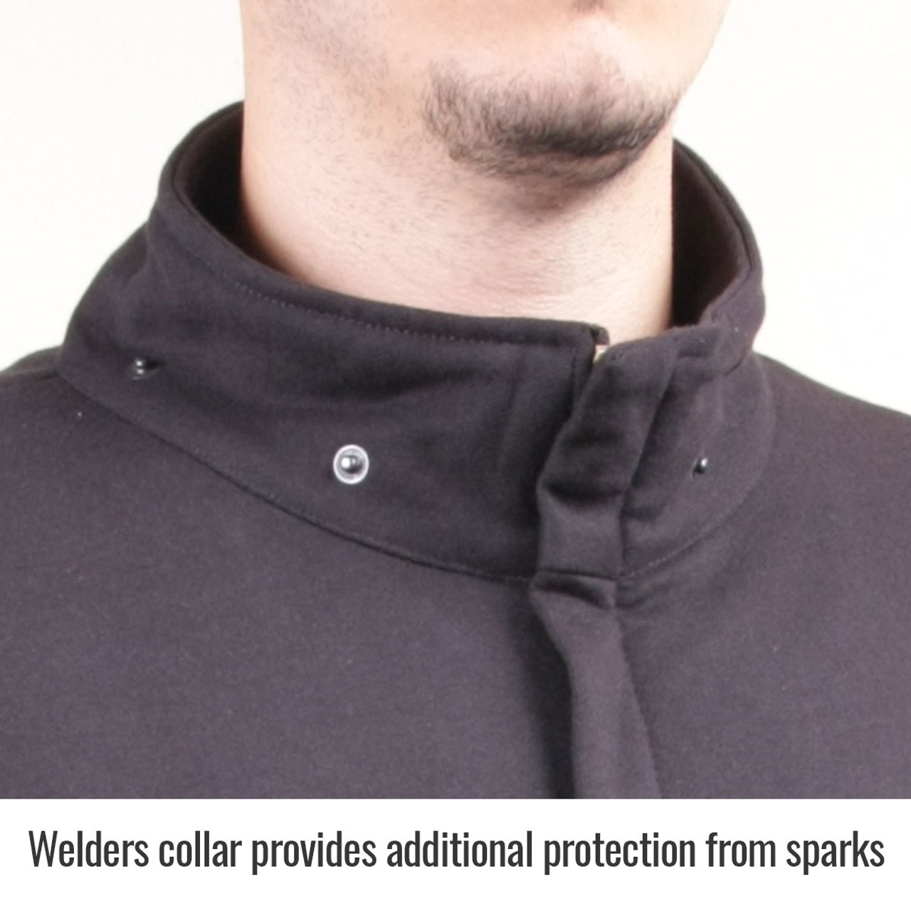 Revco Black Stallion TruGuard 200 FR Hooded Sweatshirt JF1331-BK Black