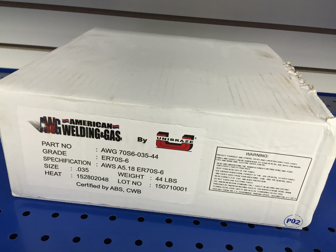ER70S6 .035 X 44 lb (pound)  WIRE SPOOL for MIG Welders