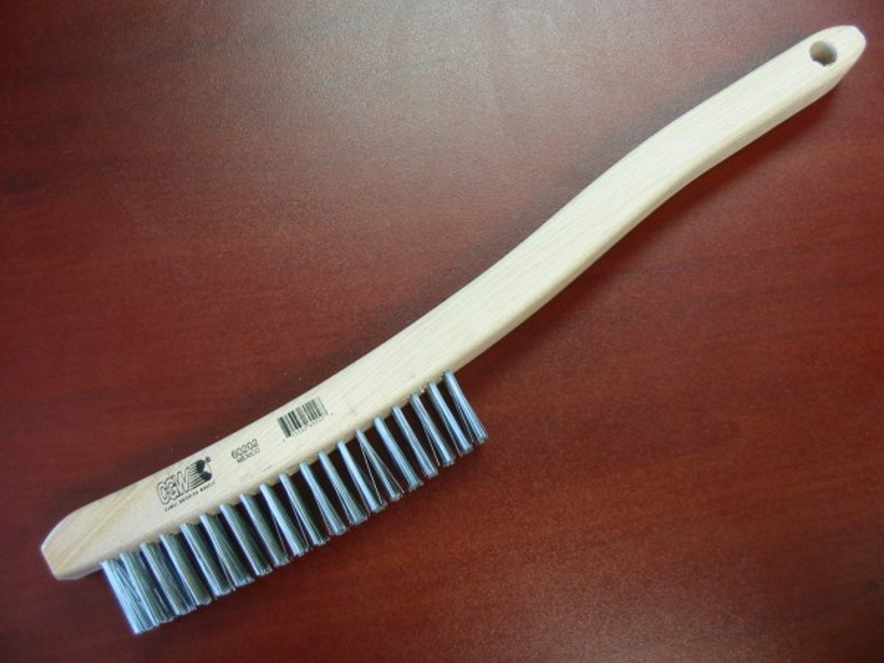 CGW Camel - Stainless Steel Scratch Brush - 3x19 rows  13-3/4" - Qty 1 - 60202