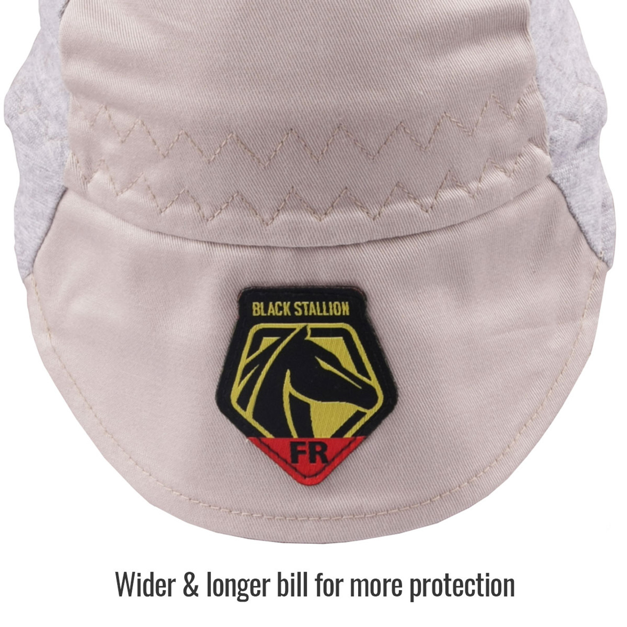Revco BlackStallion AH1630-GS FR Cotton Welding Cap with Hidden Bill Extension