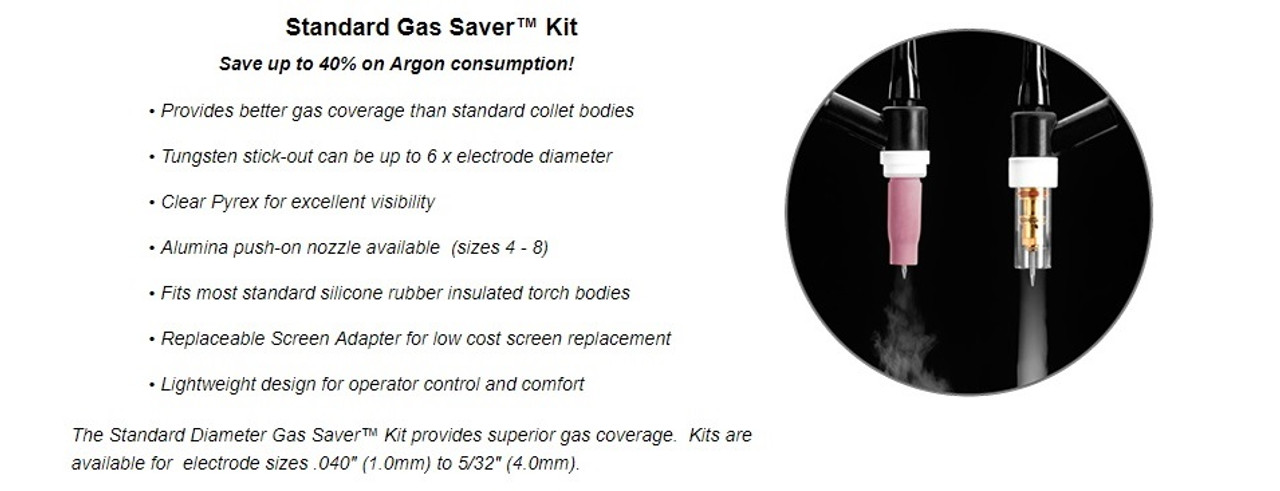CK Worldwide TIG Accessory Kit 2 Gas Saver AK-4GS
