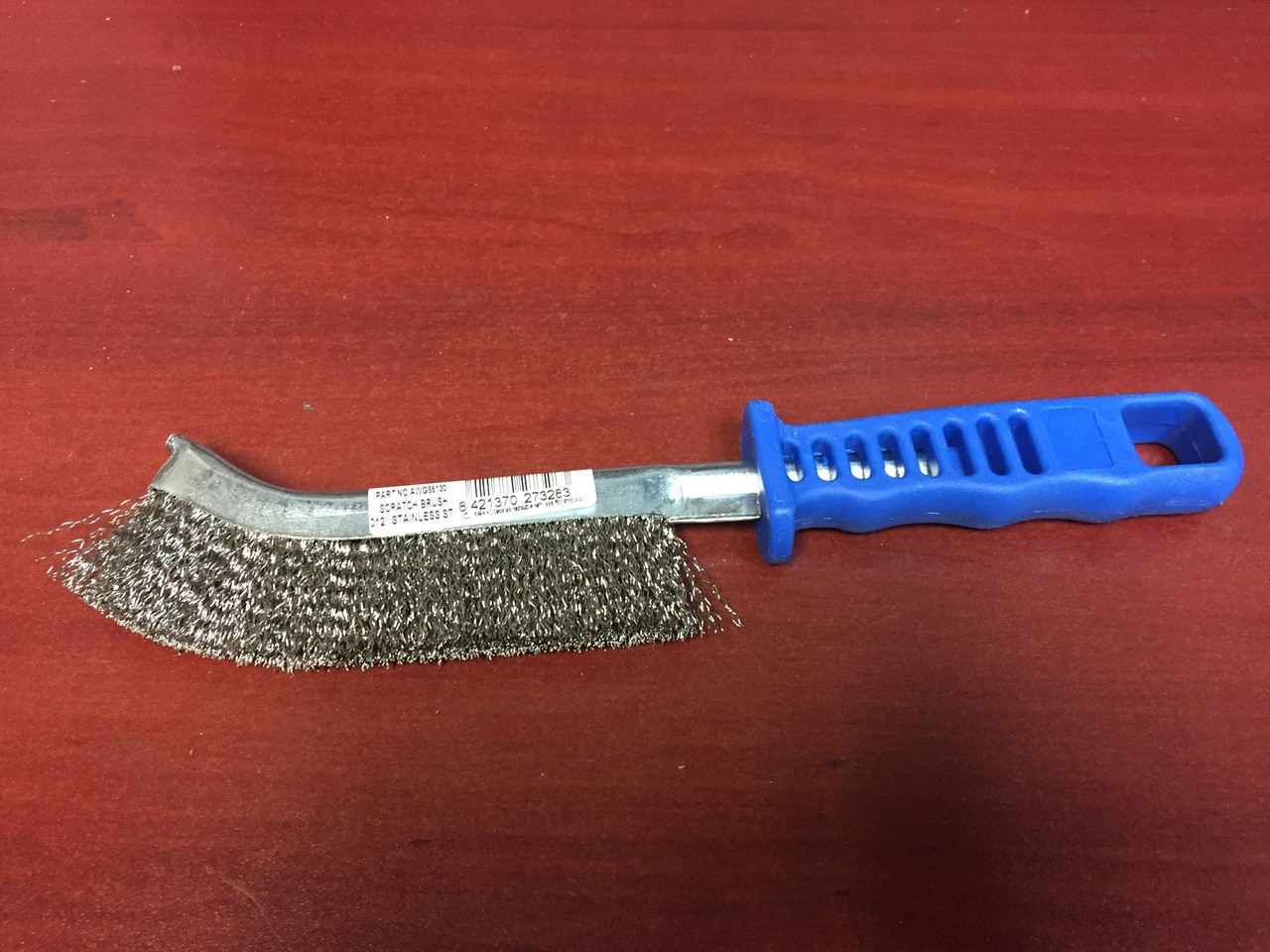 Jaz 85130 Stainless Steel Hand Scratch Brush  10" x 5/8"