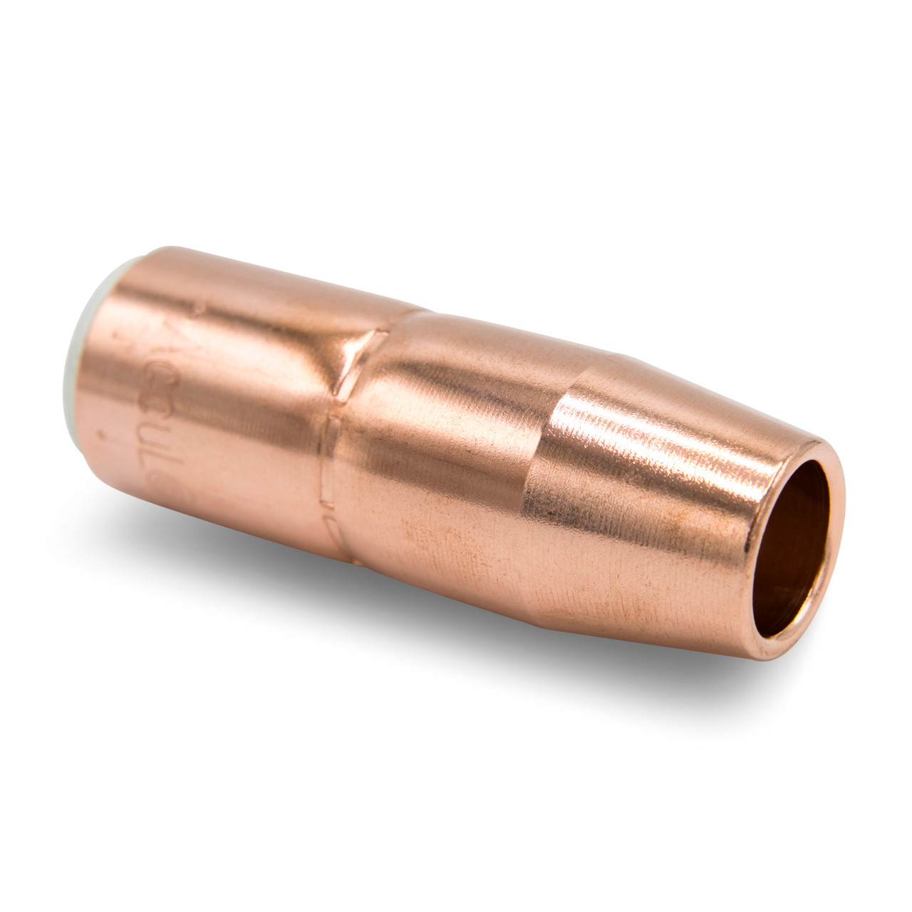 Miller N-A5814CM AccuLock™ S Large Thread-On Nozzle, 5/8" Orifice, 1/4" Tip Recess, Copper (Miller blister pack, 1 per pkg)