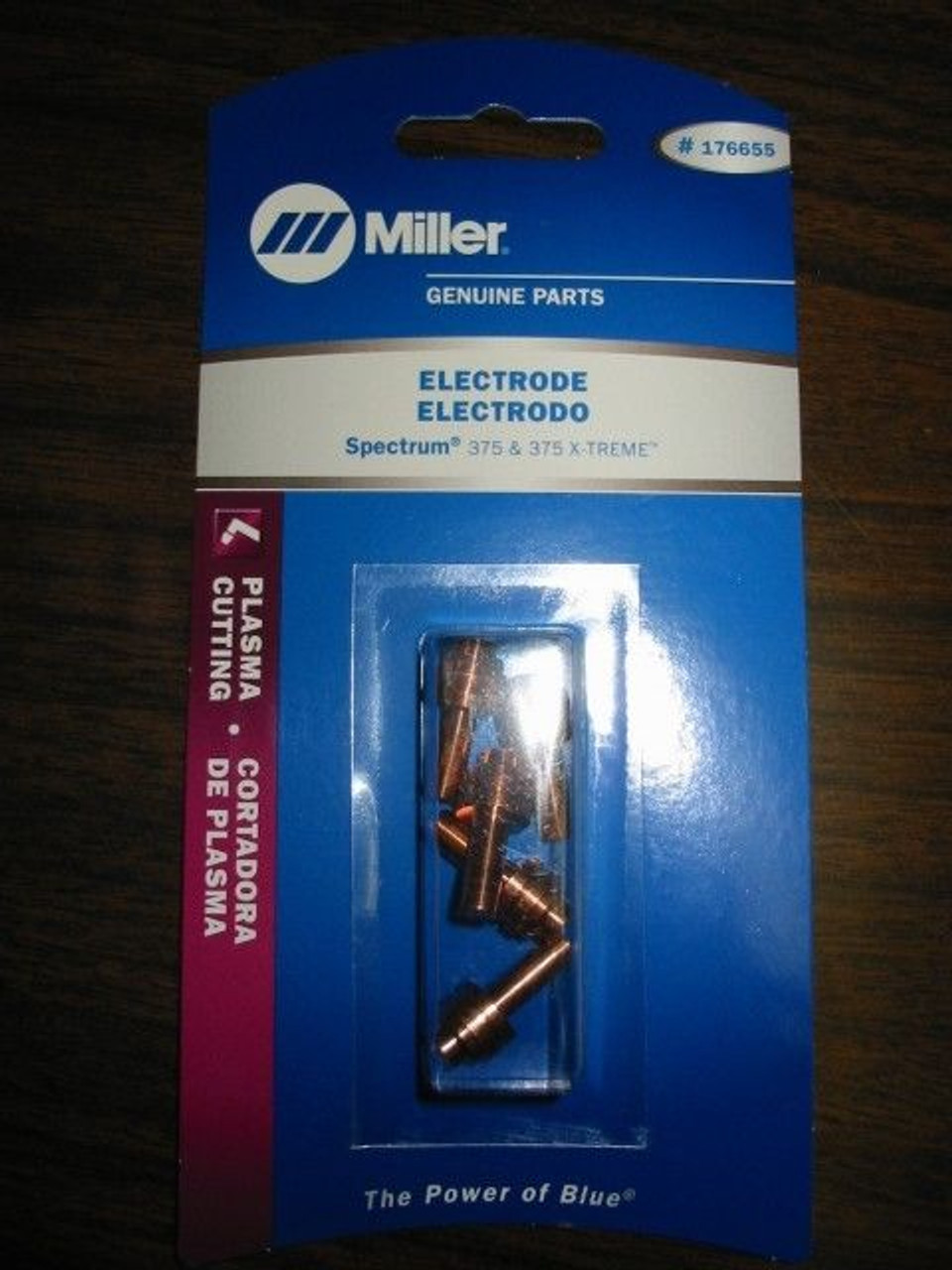 Miller Genuine Electrodes for Plasma Spectrum 375 & 375 X-treme - Qty 5 - 176655