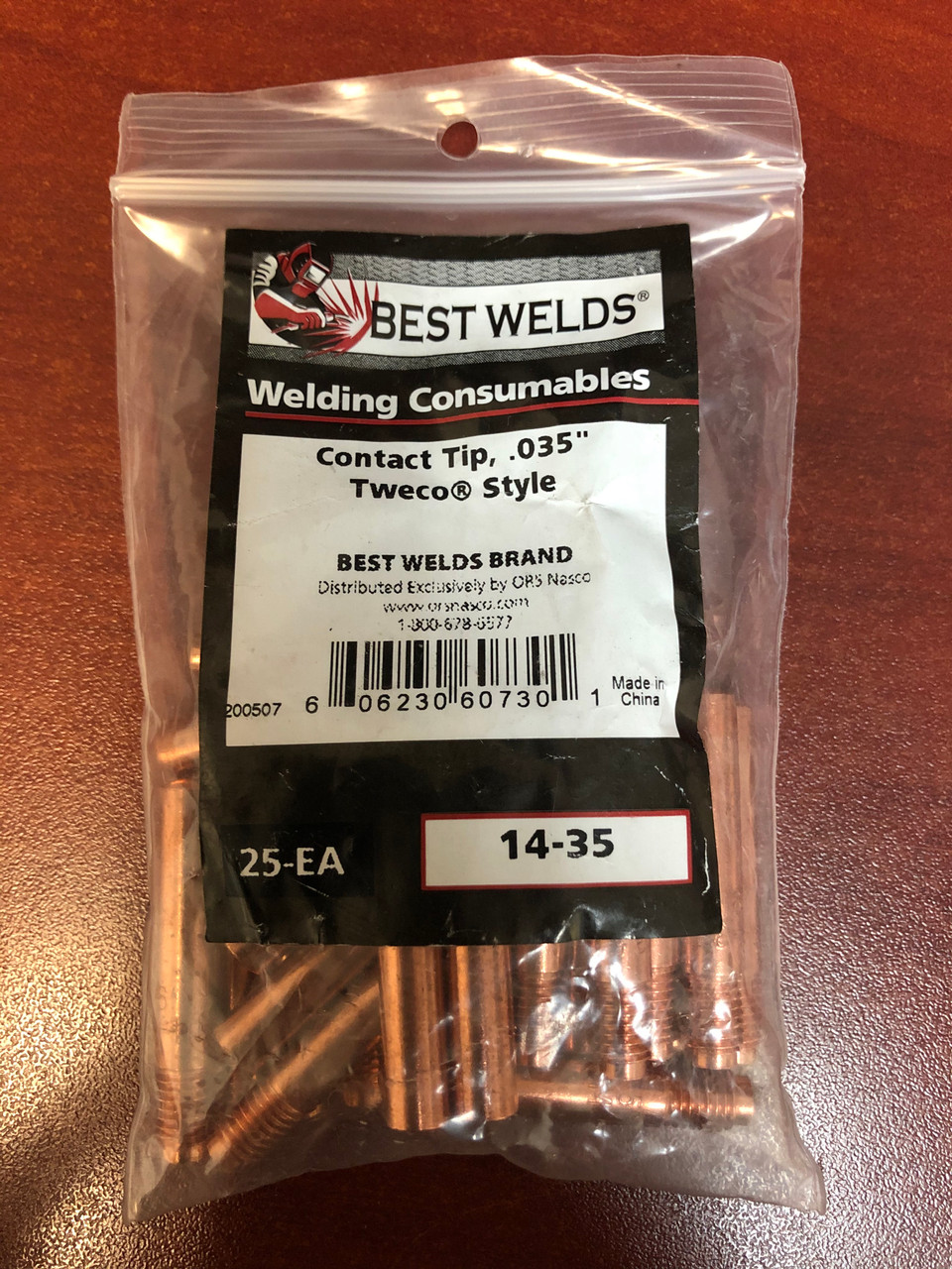 Best Welds CONTACT TIPS 14-35   BAG OF 25-(KP2020-1)