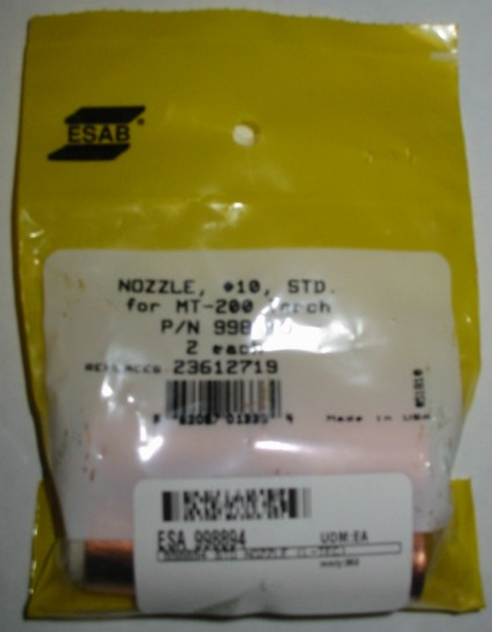 ESAB 998894 NOZZLES for MT-200 replaces 23612719 - QTY2
