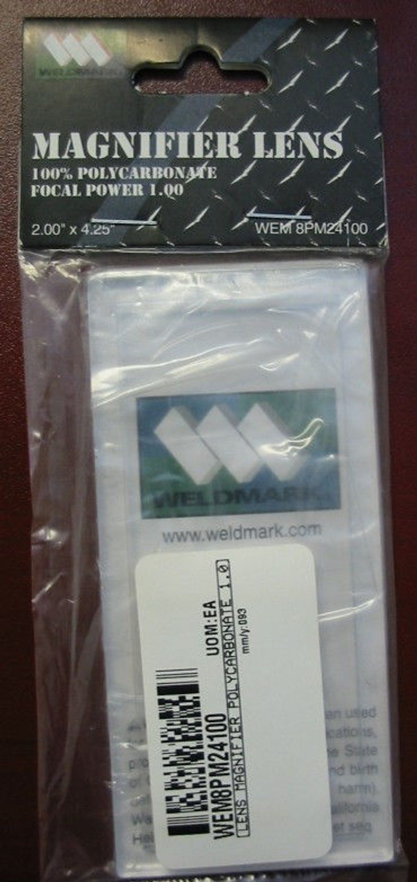 MAGNIFY  2 X 4.25 CHEATER LENS 1.00 DIOPTER PLASTIC