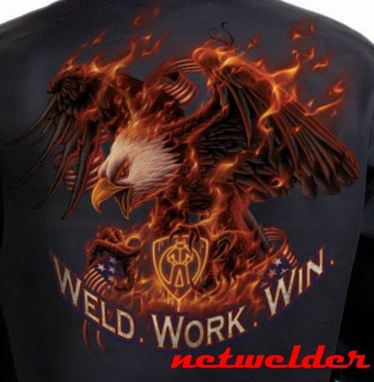 Tillman 9063 "WELD, WORK, WIN " FR welding jacket
