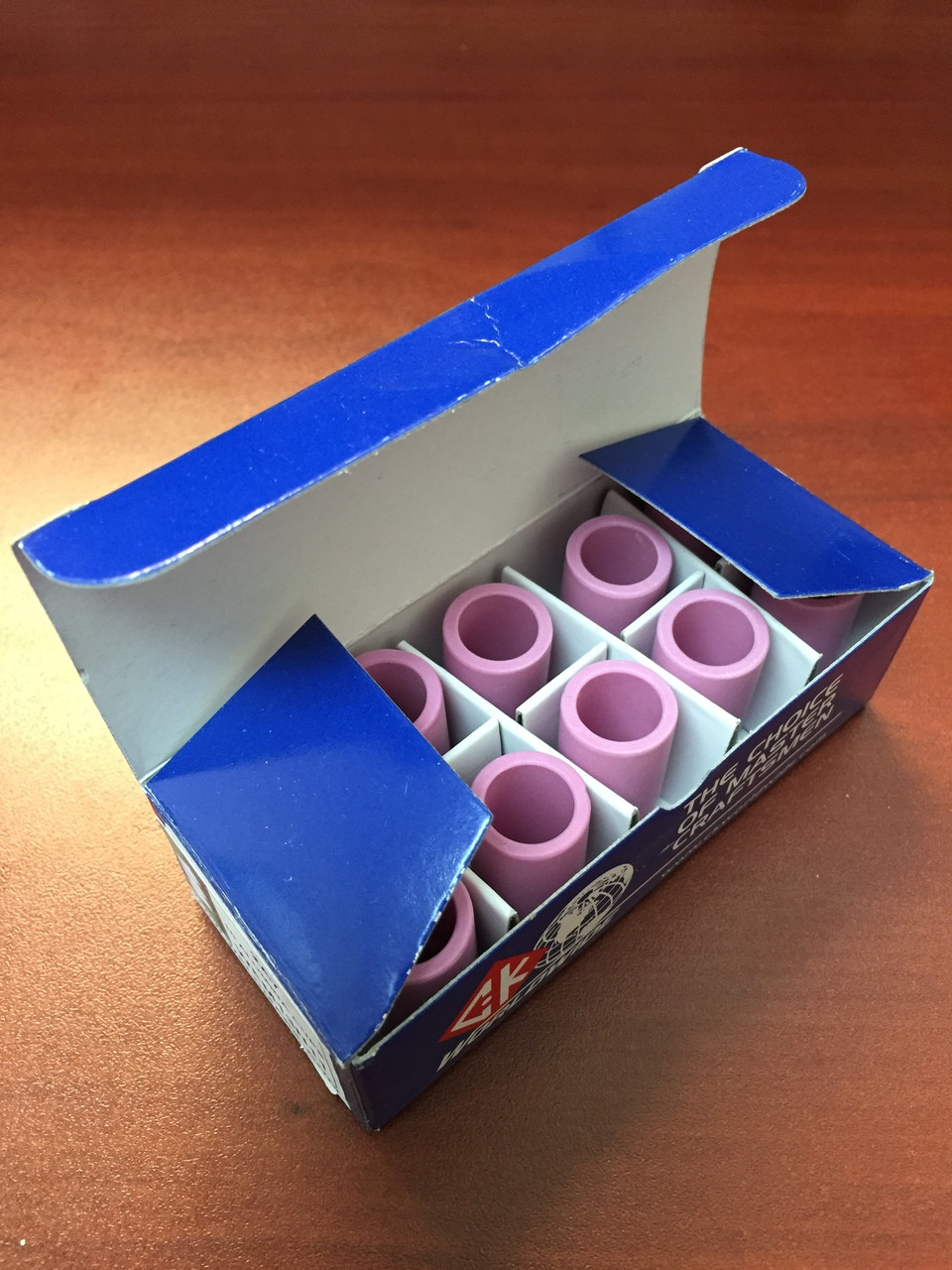 13N12  #8 ALUMINA NOZZLES- TIG - QTY/10