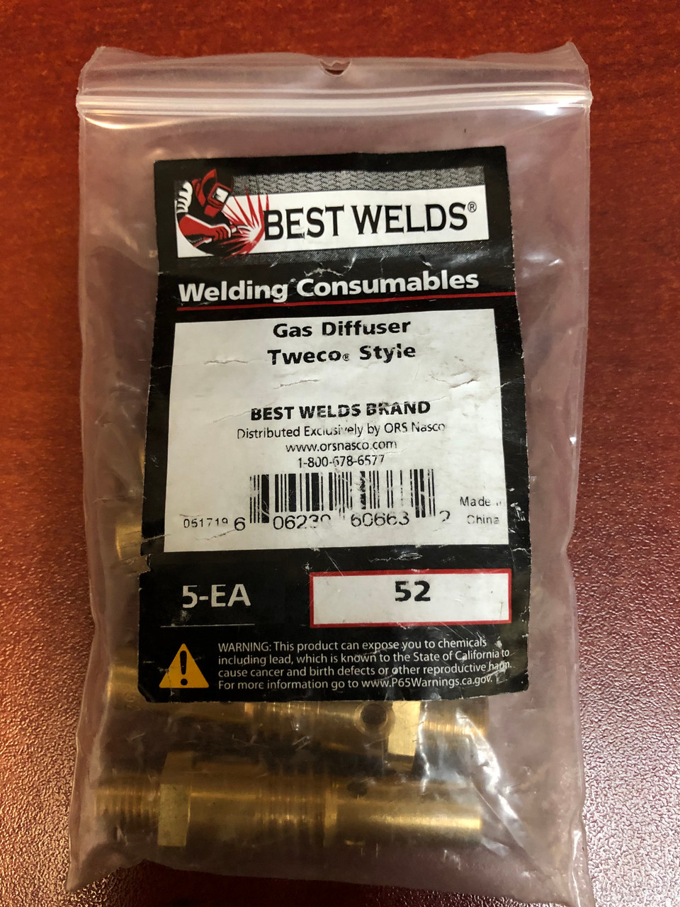 TWECO GAS DIFFUSERS 52 by Best Welds - QTY/5