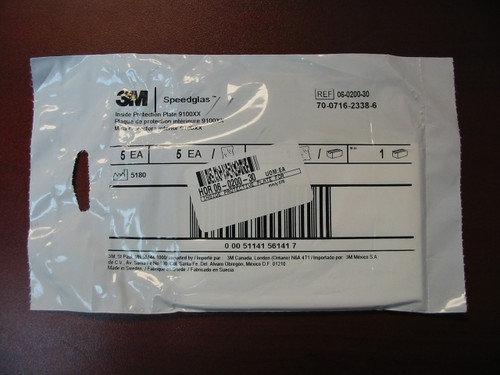 3M SPEEDGLAS 9100XX  INSIDE LENS 06-0200-30 ~ 5PK