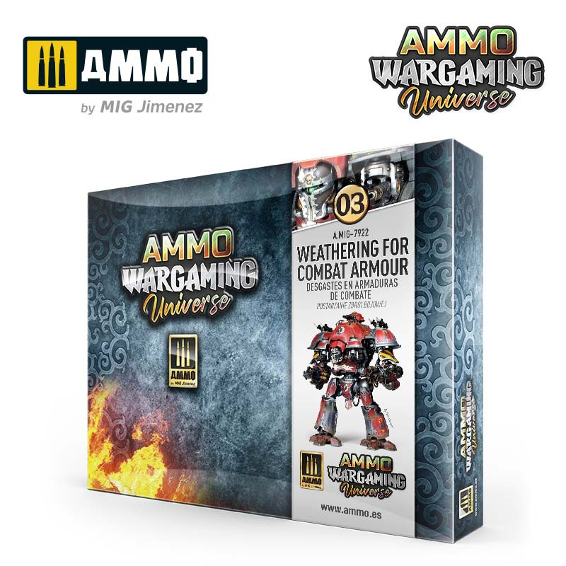 模型製作用品 AMMO Mig WARGAMING Universe 11 Ammo Mig Ammo Wargaming Universe - Weathering Combat Armour