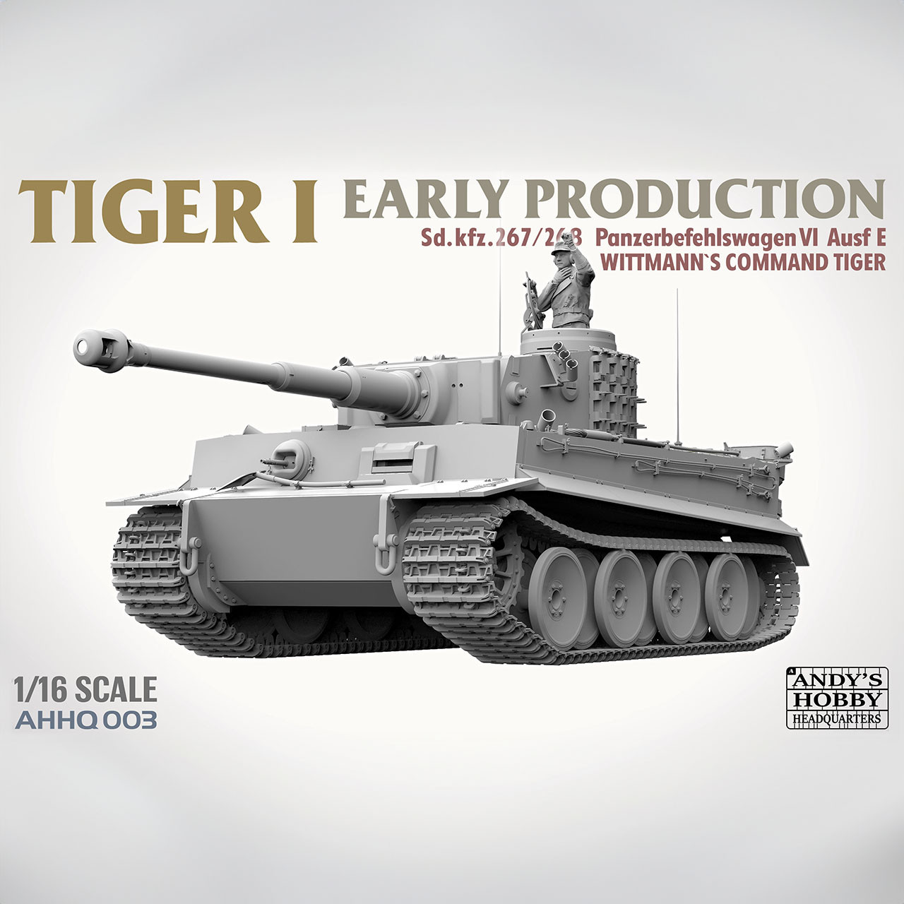Andy's Hobby Headquarters x Takom 1/16 Scale Tiger I Early