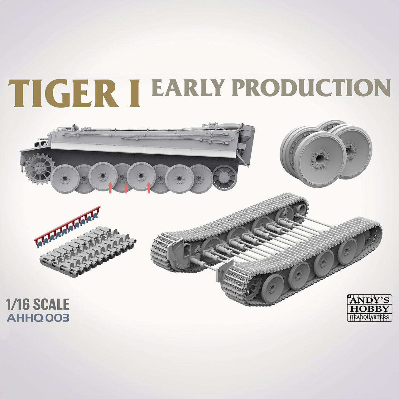 Andy's Hobby Headquarters x Takom 1/16 Scale Tiger I Early