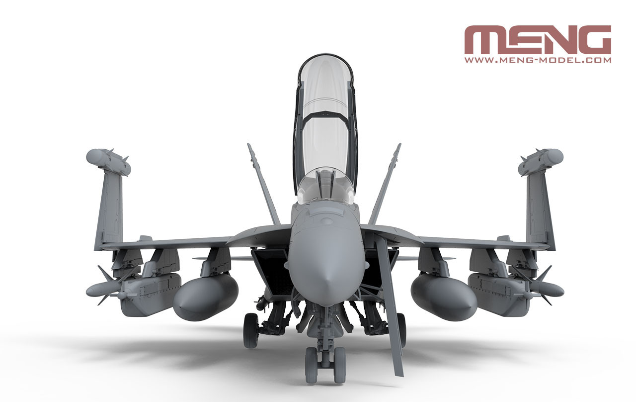 MENG EA-18G Growler イエロージャケット TMN: Meng's Growler in a yellow jacket on the way.