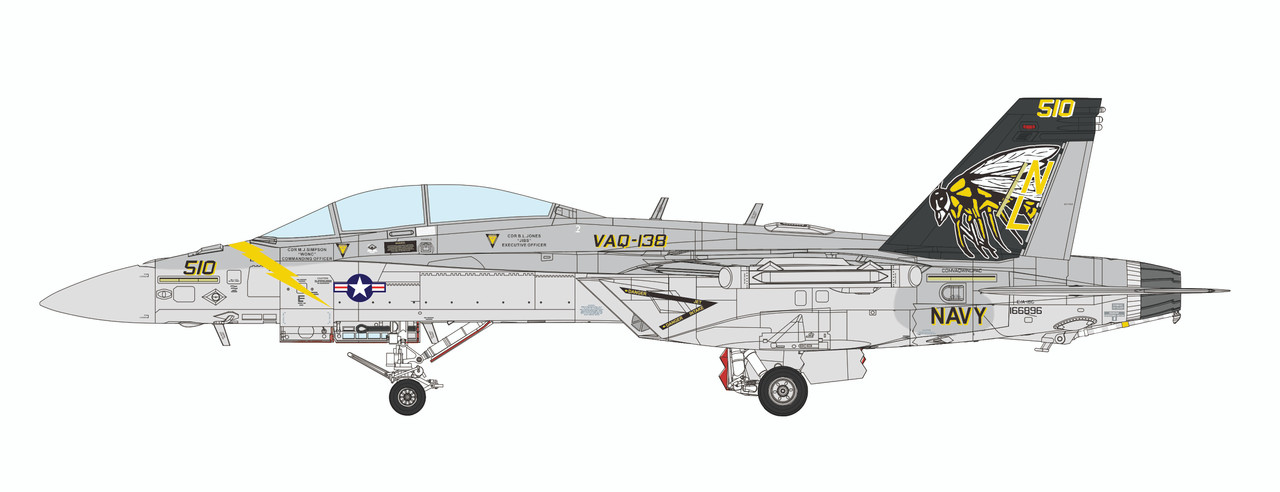 MENG EA-18G Growler イエロージャケット Meng 1/48 Boeing EA-18G Growler Electronic Attack Aircraft
