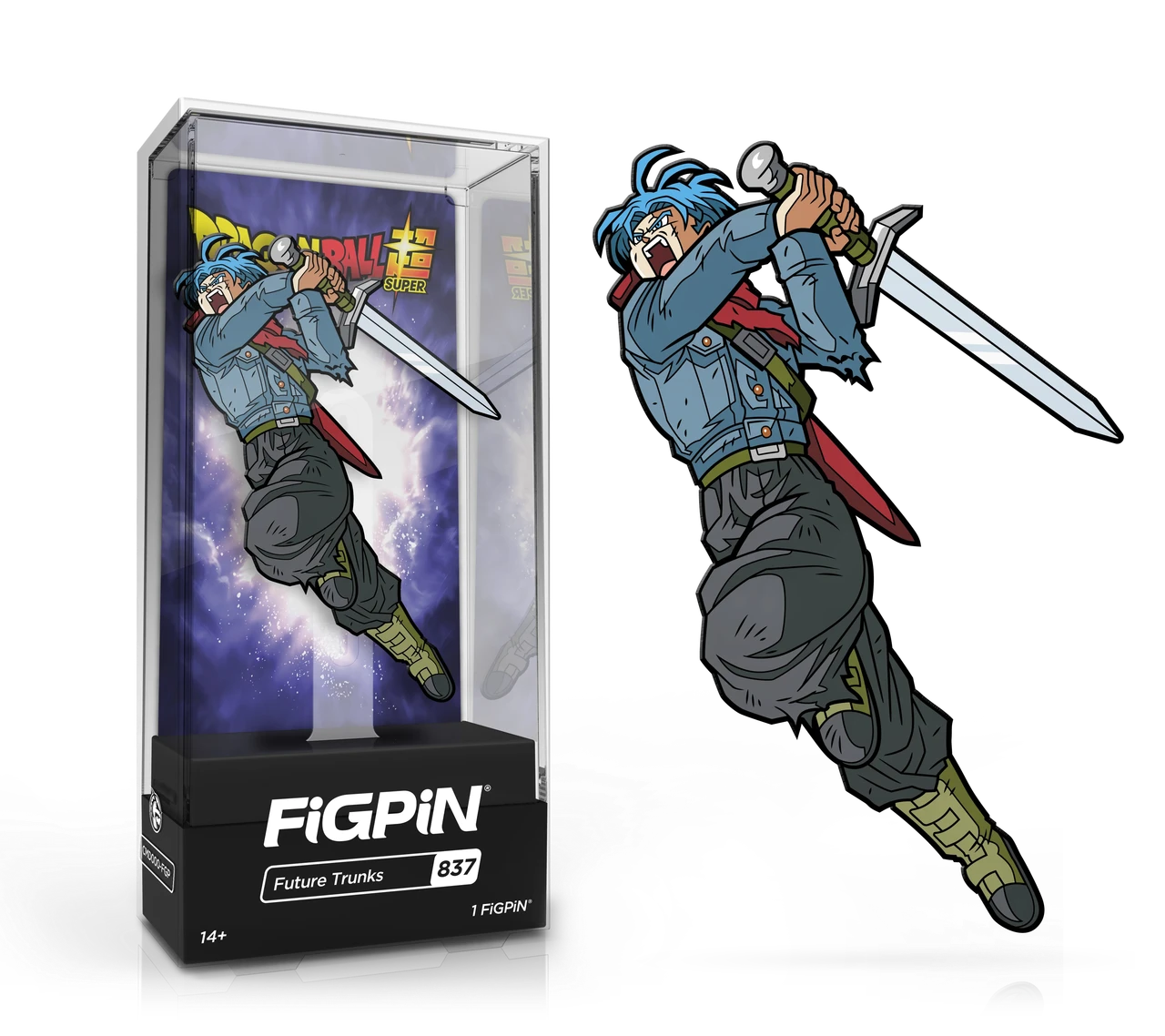FiGPiN Dragon Ball Super Series Future Trunks Enamel Pin Figure