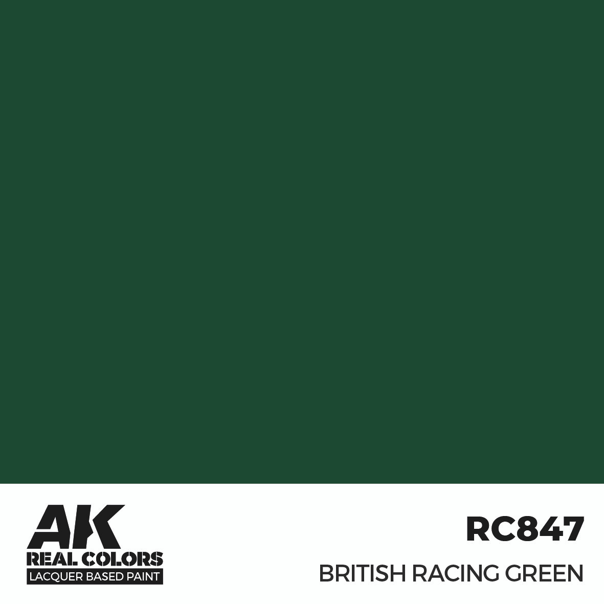 AK Interactive Real Colors British Racing Green 17 ml.