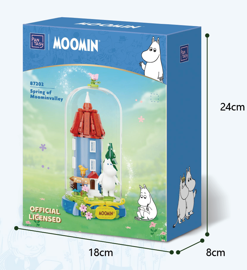 Pantasy Moomin Spring of Moominvalley Building Block Figure
