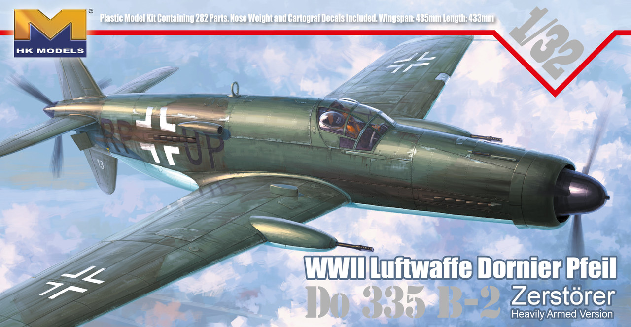 HK Models 1/32 Do335 B-2 Pfeil (with nose weight)