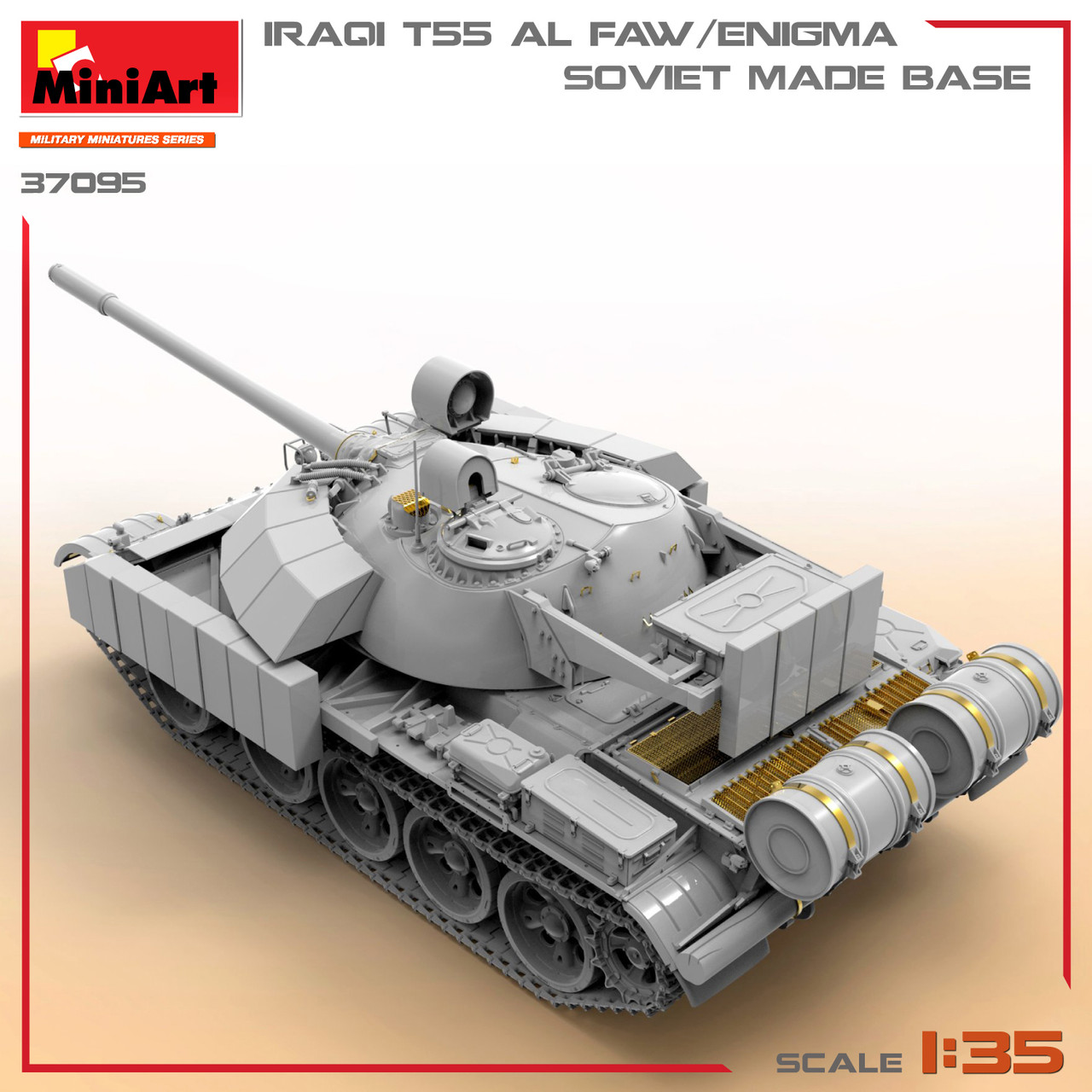 イラク T-55 AL FAW/Enigma 1/35 miniart　エニグマ MiniArt 1/35 Iraqi T-55 Al Fawith Enigma Tank Soviet Made Base