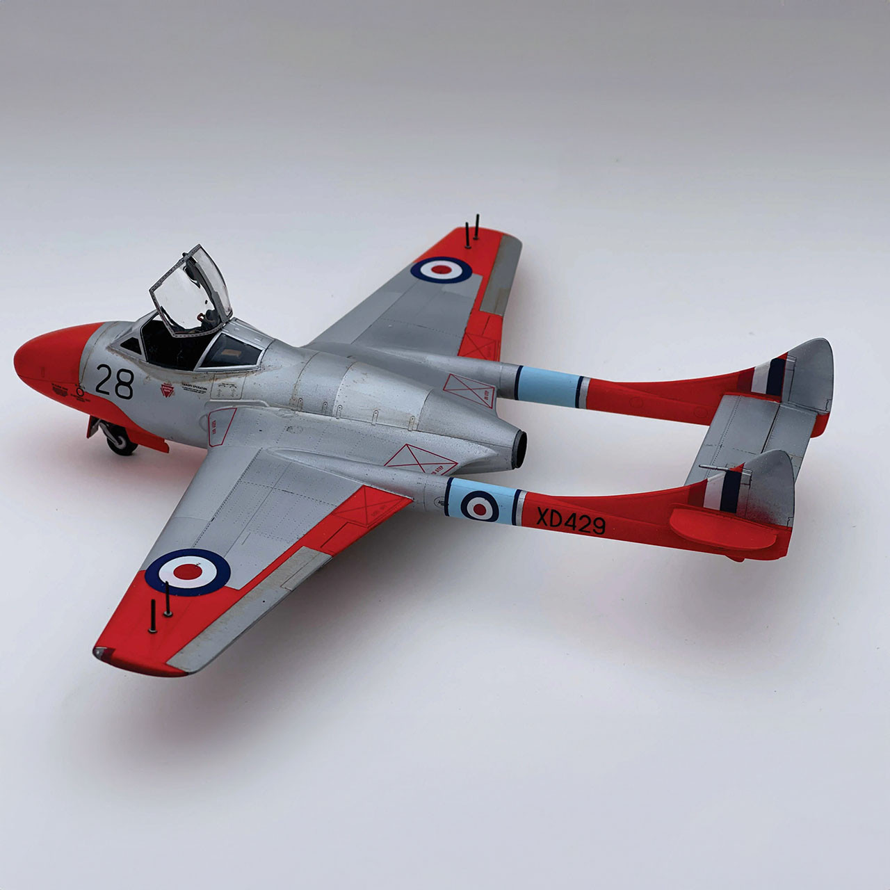 Pilot Replicas 1 48 Vampire T11 Trainer in RAF Service