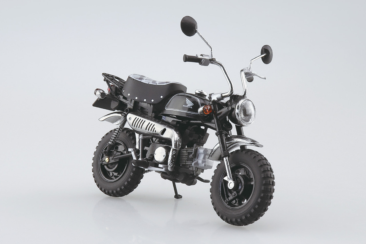 アオシマ 1/12スケールDIECAST MOTORCYCLE Aoshima 1/12 Diecast Motorcycle Honda Monkey Limited Black