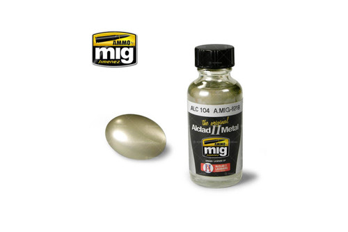 Ammo Mig Pale Burnt Metal Alclad Metallic Paint ALC104, 30ml