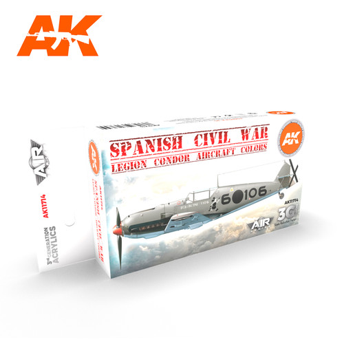 AK Interactive 3G Air - Spanish Civil War Legion Condor Aircraft Colors