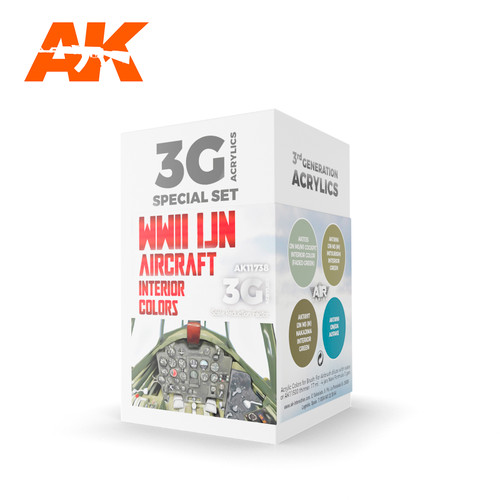 AK Interactive 3G Air - WWII IJN Aircraft Interior Colors