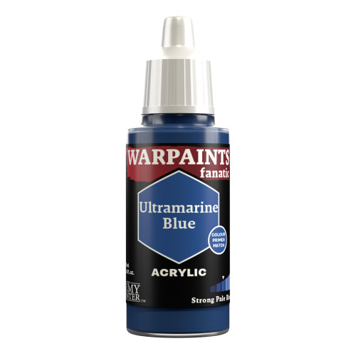 Army Painter Warpaints Fanatic Acrylic, Ultramarine Blue Army Painter Warpaints Fanatic Acrylic, Ultramarine Blue