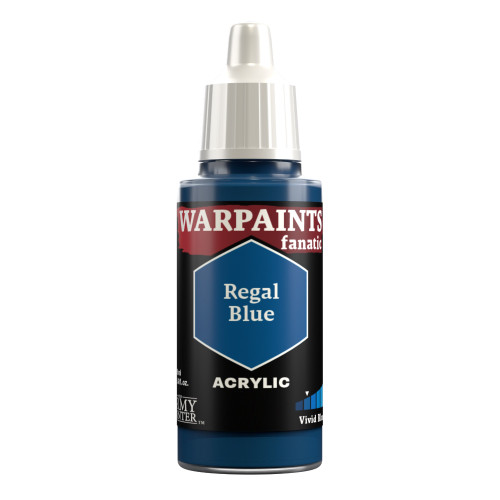 Army Painter Warpaints Fanatic Acrylic, Regal Blue Army Painter Warpaints Fanatic Acrylic, Regal Blue
