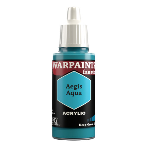 Army Painter Warpaints Fanatic Acrylic, Aegis Aqua Army Painter Warpaints Fanatic Acrylic, Aegis Aqua