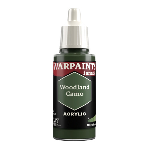 Army Painter Warpaints Fanatic Acrylic, Woodland Camo Army Painter Warpaints Fanatic Acrylic, Woodland Camo